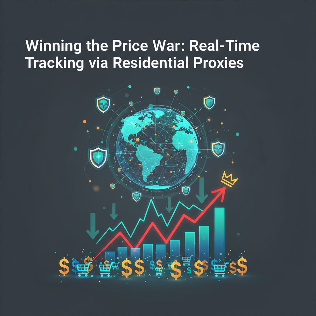 Winning the Price War: Real-Time Competitor Tracking via Residential Proxies