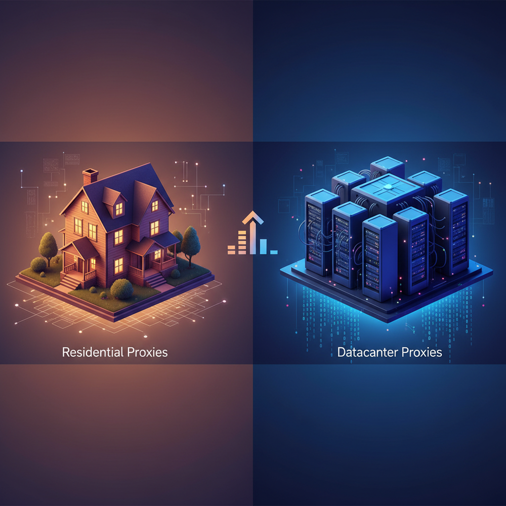 Residential vs. Datacenter Proxies: Which is Harder for Websites to Detect?