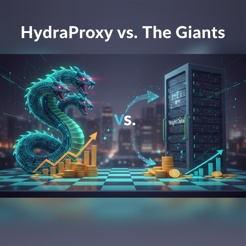 HydraProxy vs. The Giants: Why Smart Scrapers are Switching for Better ROI