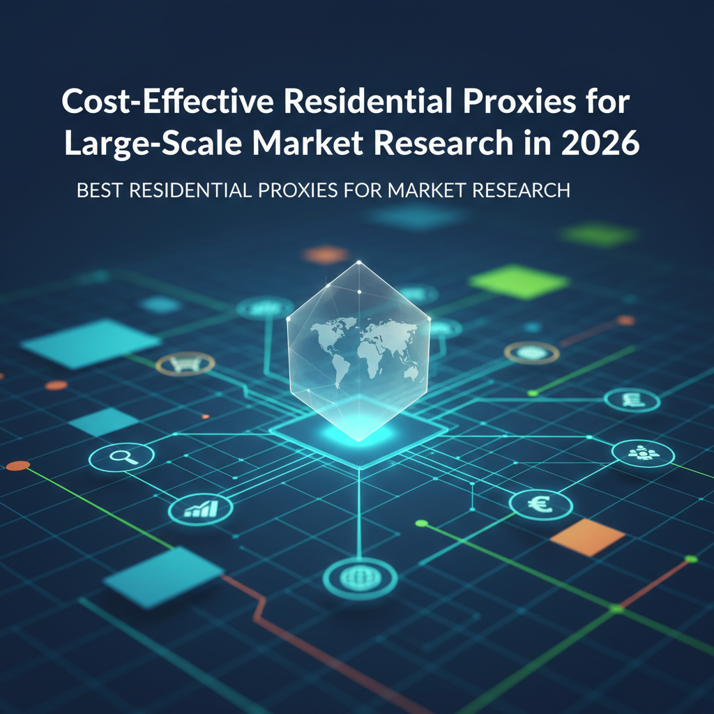 Cost-Effective Residential Proxies for Large-Scale Market Research in 2026