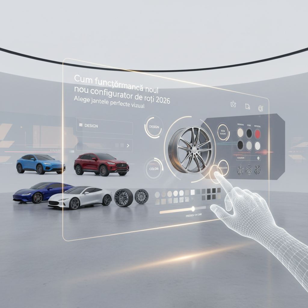 Cum funcționează noul configurator de roți 2026: Alege jantele perfecte vizual