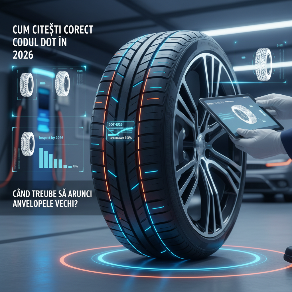 Cum citești corect codul DOT în 2026 și când trebuie să arunci anvelopele vechi?
