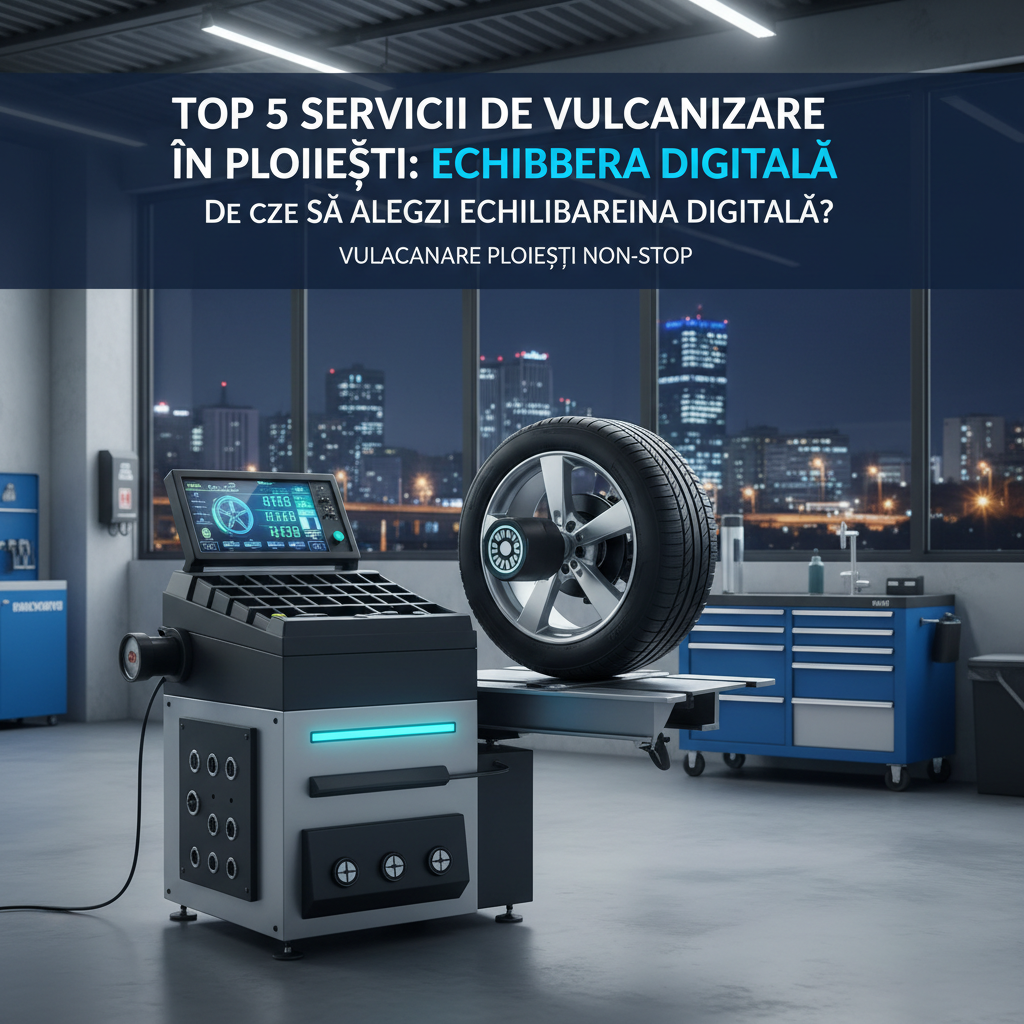 Top 5 Servicii de Vulcanizare în Ploiești: De ce să alegi echilibrarea digitală?
